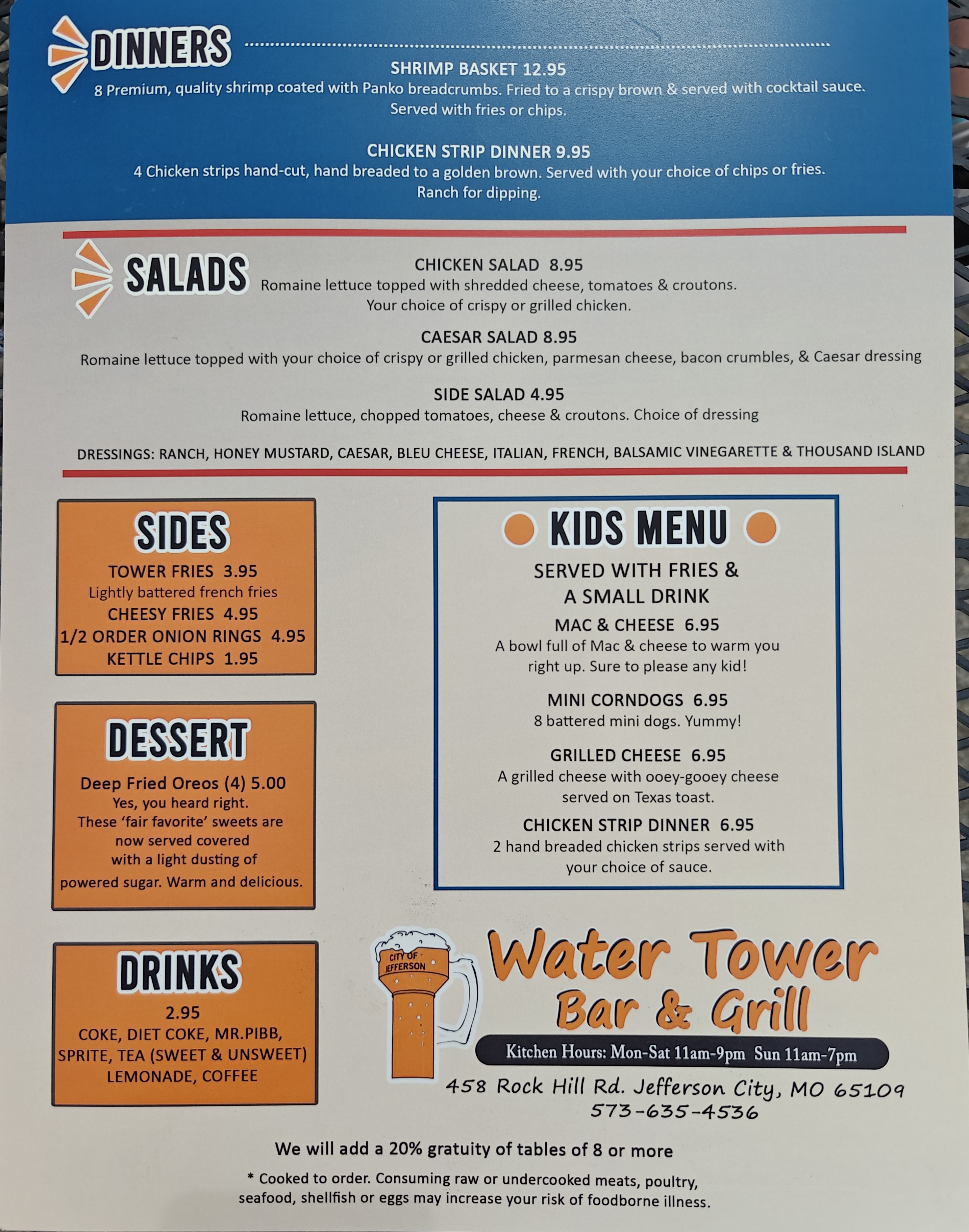 Menu Back