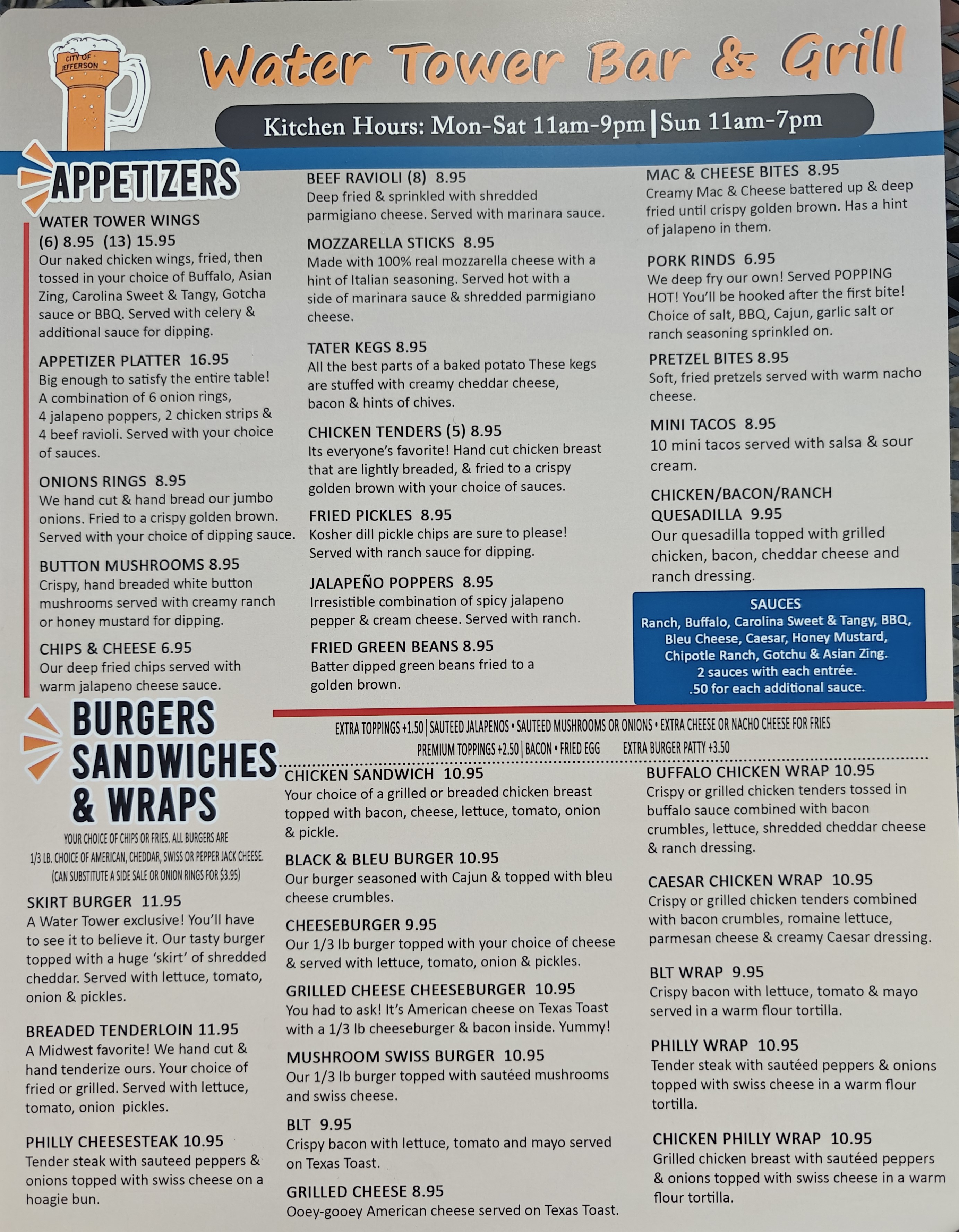 Menu Front